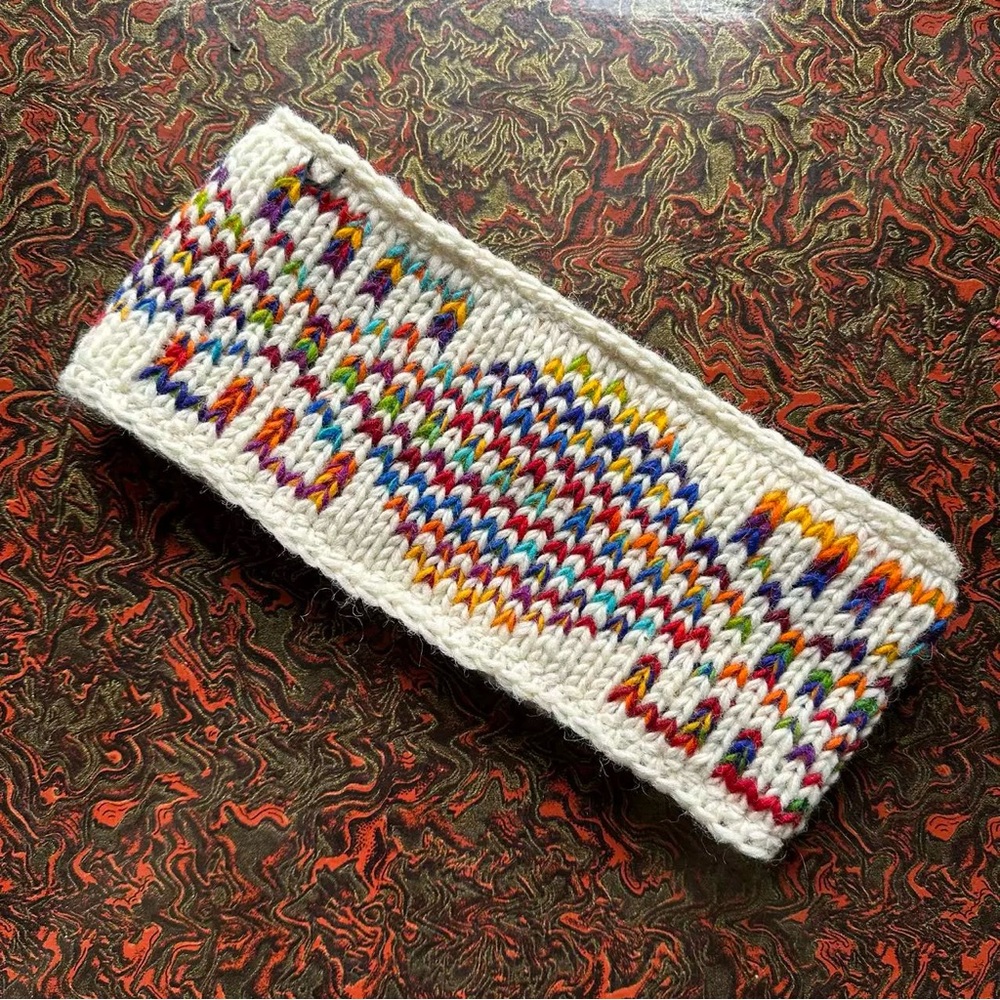 NWOT 100% Wool Headband Handmade in Nepal